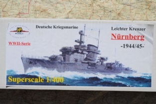 HP models fine ship-models 400-002 Leichter Kreuzer Nürnberg 1944-1945